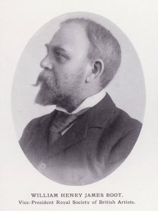 Prominente Mannen van Londen: William Henry James Boot (zwart-wit foto) door English Photographer