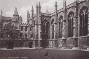 Binnenplaats New College, Oxford door English Photographer