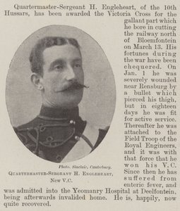 Kwartiermeester-sergeant H Engleheart, nieuwe VC