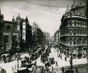 Queen Victoria Street, Londen door English Photographer