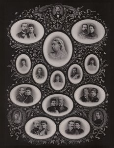 Koningin Victoria en haar familie