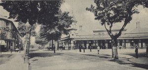 Treinstation en Terminusweg in Eastbourne