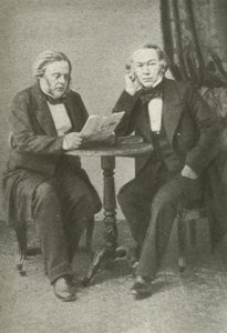 Richard Cobden (links) en John Bright (rechts) door English Photographer