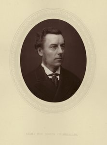 De Zeer Eerwaarde Joseph Chamberlain door English Photographer