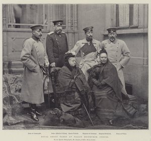 Koninklijke Groep genomen in Palais Edinburgh, Coburg door English Photographer