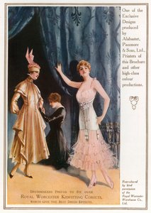 Royal Worcester Kidfitting Corsets. Advertentie door English Photographer