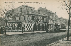 Sadlers Wells Theatre, Rosebery Avenue, Londen