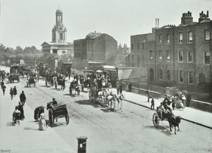 Saint Marks, Clapham Road: bij Kennington Road, 1894 door English Photographer