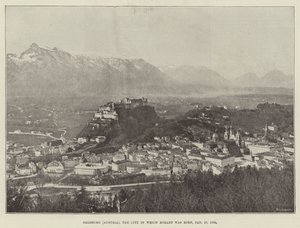 Salzburg (Oostenrijk), de stad waar Mozart werd geboren, 27 januari 1756 door English Photographer