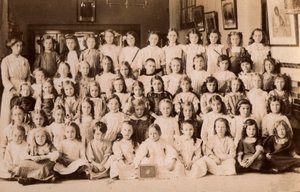Schoolkinderen, Norfolk, begin 20e eeuw