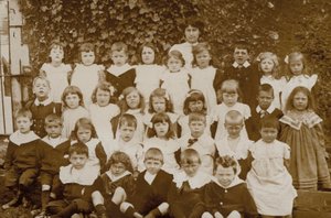 Schoolkinderen, Norfolk, begin 20e eeuw