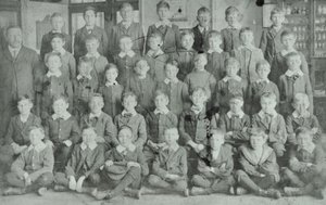 Schoolgroep, onbekende school, 1895