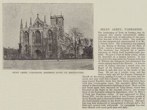 Selby Abbey, Yorkshire, heropend na de restauratie