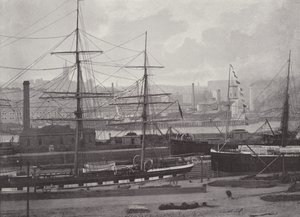 Scheepvaart op de Clyde, Partick, Glasgow door English Photographer