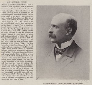 Sir Arthur Bigge, Privésecretaris van de Koningin door English Photographer