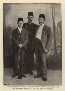 Sir Ashmead Bartlett en zijn Zoon in Turkije door English Photographer