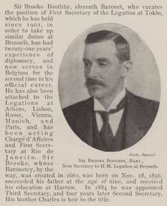 Sir Brooke Boothby, Baronet, Nieuwe Secretaris van de HM Legatie in Brussel