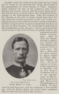 Sir Claude MacDonald, Britse minister in Japan door English Photographer