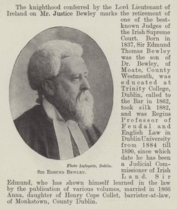 Sir Edmund Bewley door English Photographer
