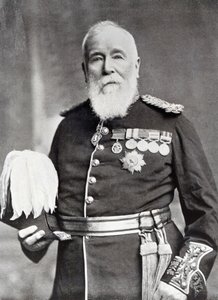 Sir Harry Burnett Lumsden door English Photographer