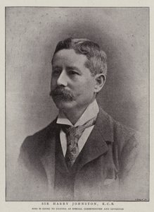 Sir Harry Johnston, KCB door English Photographer