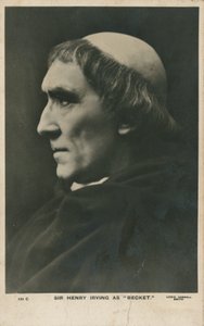 Sir Henry Irving als Becket door English Photographer
