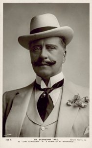 Sir Herbert Beerbohm Tree, Engelse acteur door English Photographer
