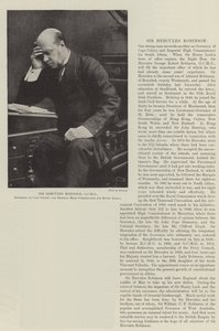 Sir Hercules Robinson, GCMG, Gouverneur van Kaapkolonie en Imperiaal Hoge Commissaris voor Zuid-Afrika door English Photographer