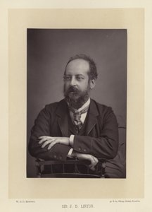 Sir James Dromgole Linton, aquarellist door English Photographer