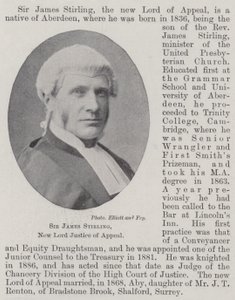 Sir James Stirling, nieuwe Lord Justice of Appeal door English Photographer