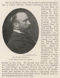Sir Joseph Dimsdale, Burgemeester-Elect van Londen door English Photographer