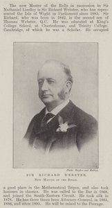 Sir Richard Webster, nieuwe Master of the Rolls door English Photographer