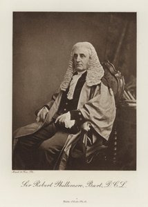Sir Robert Phillimore, Baronet, DCL door English Photographer