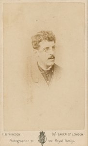 Sir Squire Bancroft door English Photographer