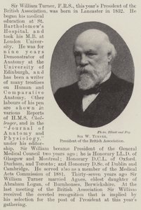 Sir W Turner, Voorzitter van de British Association door English Photographer