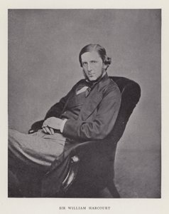 Sir William Harcourt door English Photographer
