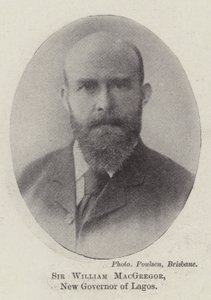Sir William MacGregor, nieuwe gouverneur van Lagos door English Photographer