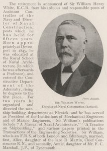 Sir William White, Directeur van de Marineconstructie (gepensioneerd) door English Photographer
