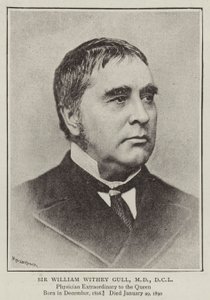 Sir William Withey Gull, MD, DCL door English Photographer