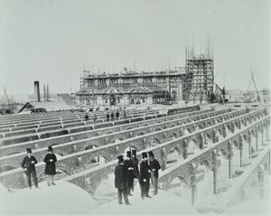 Southern Outfall Riool, Crossness: bouwactiviteiten, 1865
