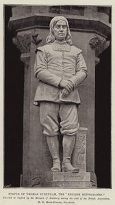 Standbeeld van Thomas Sydenham, de Engelse Hippocrates door English Photographer