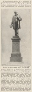 Standbeeld van wijlen de heer Henry Richard, MP