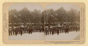 Stereografische afdruk van het diamanten jubileum van koningin Victoria door English Photographer
