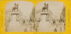 Stereoscopisch beeld van Charing Cross