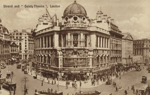 Strand en Gaiety Theatre, Londen door English Photographer