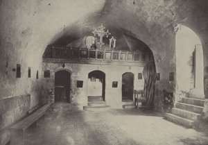 Synagoge van Christus in Nazareth, waar Christus zijn eerste preek hield door English Photographer