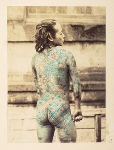Getatoeëerde Betto, Japan door English Photographer