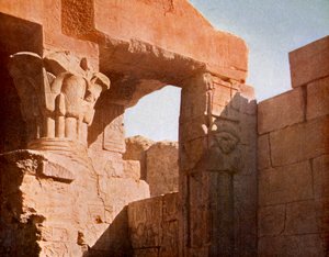 Tempel bij El Medina, Egypte door English Photographer