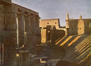 Tempel van Luxor vanaf de oostzijde