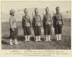 Het 24e (Baluchistan) Hertogin van Connaughts Eigen Regiment van Bombay Infanterie